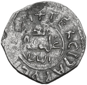 reverse: Palermo.  Guglielmo II (1166-1189). Terzo di Apuliense, c. 1180-1185