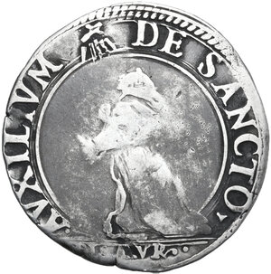 reverse: Pesaro.  Francesco Maria II della Rovere (1574-1624). Paolo