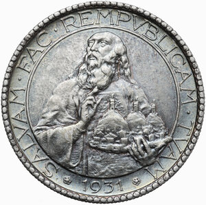 obverse: San Marino.  Seconda monetazione (1931-1938).. 20 Lire 1932