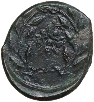 reverse: Himera. AE Reduced III Hemilitron or Hexonkion c. 415-409 BC. Civic coinage