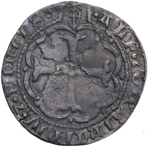 reverse: Siena.  Repubblica  (1404-1555). Grosso da cinque soldi e sei denari
