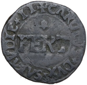 obverse: Carlo II di Savoia detto il Buono (1504-1553). Quarto di IV tipo