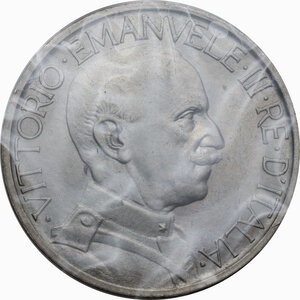 obverse: Vittorio Emanuele III (1900-1943). Buono da 2 lire 1923