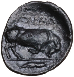 reverse: Katane. AR Litra, c. 405-402 BC