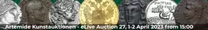 Banner Artemide eLive Auktion 27