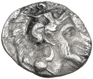 obverse: Southern Lucania, Thurium. AR Diobol, c.  443-400 BC
