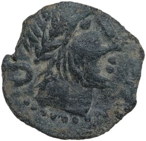 obverse: AE Semis, Spanish Imitation, c. 1st Century BC