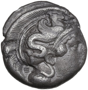 obverse: Southern Lucania, Thurium. AR Diobol, c. 443-400 BC