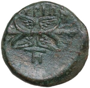 reverse: Southern Lucania, Thurium. AE 18.5 mm, c. 280-213 BC