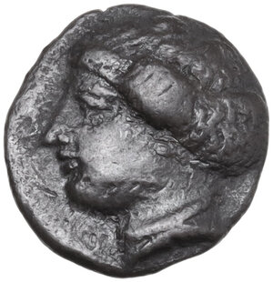 obverse: Bruttium, Terina. AR Triobol, 420-400 BC