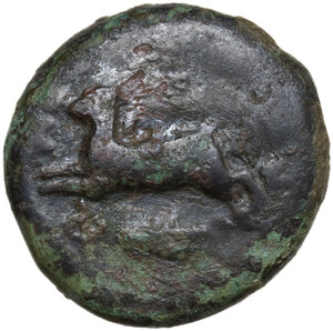 obverse: Messana. AE 18 mm, c. 450-400 BC