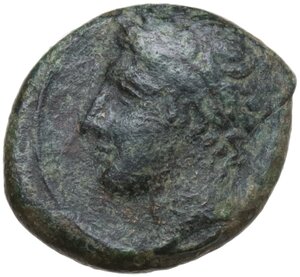 obverse: Solous. AE late fourth-early third centuries BC. Siculo-Punic coinage
