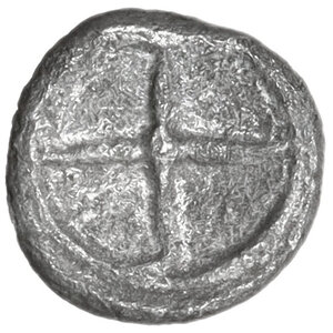 reverse: Syracuse.  Hieron I (478-466 BC).. AR Litra, c. 470 BC