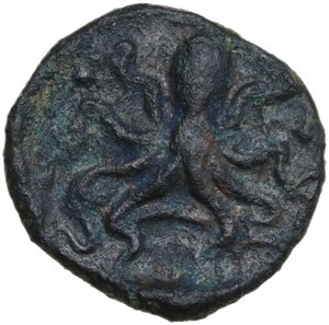 reverse: Syracuse.  Second Democracy (466-405 BC).. AE Tetras, after 425 BC