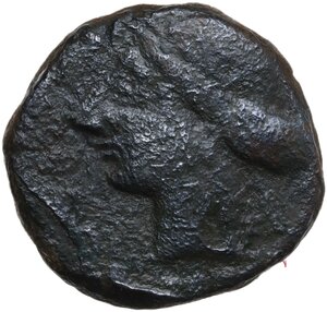 obverse: Carthago Nova (Qart Hadasht). AE 22 mm, 220-215 BC