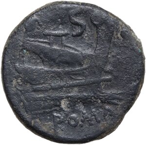 reverse: Anonymous.. AE Semis, c. 211 BC