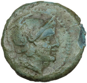 obverse: Anonymous (after 211 BC).. AE Uncia