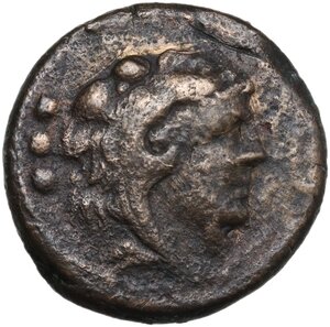 obverse: V series.. AE Quadrans, Uncertain mint in Southeast Italy, 211-210 BC