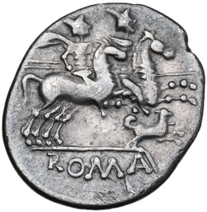 reverse: C. Antestius.. AR Denarius, 146 BC