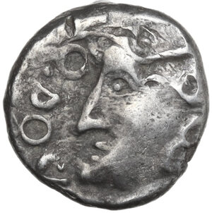 obverse: Central Gaul, Sequani. AR Quinar, 100-50 BC