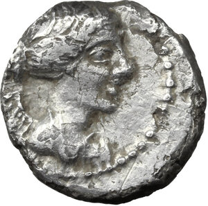 obverse: Q. Titius. AR Quinarius, 90 BC