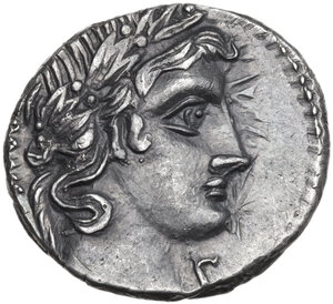 obverse: C. Vibius Pansa. Denarius, 90 BC