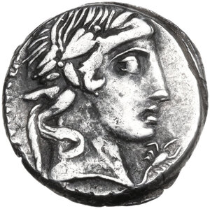 obverse: C. Vibius Pansa. Denarius, 90 BC
