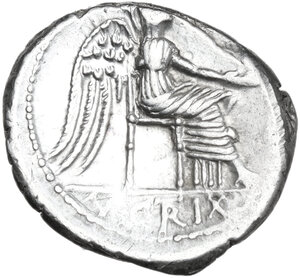 reverse: M. Cato. Denarius, 89 BC