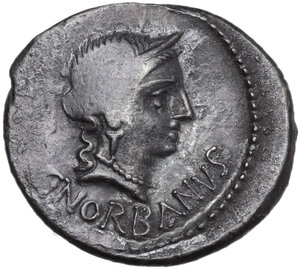obverse: C. Norbanus. Denarius, 83 BC