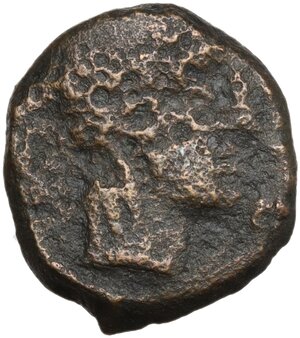 obverse: Castulo. AE Half Unit-Semis, early 1st century BC