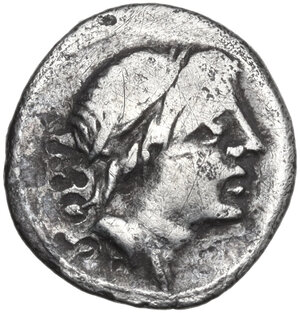 obverse: Anonymous. Quinarius, uncertain mint, 81 BC