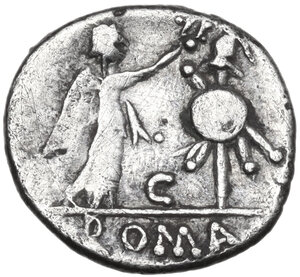 reverse: Anonymous. Quinarius, uncertain mint, 81 BC