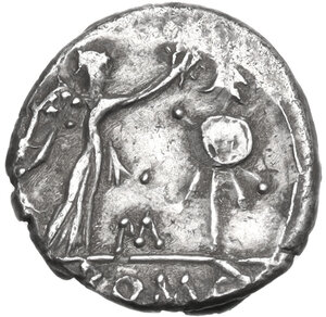 reverse: Anonymous.. Quinarius, Rome mint, 81 BC