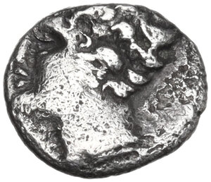 obverse: Gaul, Massalia. AR Obol, 300-250 BC