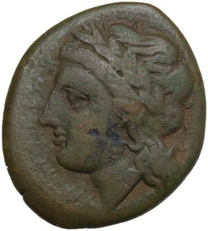 obverse: Central and Southern Campania, Neapolis. AE 21 mm. c. 275-250 BC