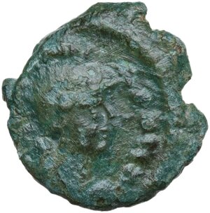 obverse: Ostrogothic Italy. Theodahad (534-536).. AE Quarter follis or Decanummium. Ravenna mint, 534-536