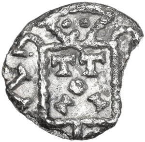reverse: Anglo-Saxon. AR Sceat, Primary series, Series A, Variety 3, uncertain mint in Kent, 670-690