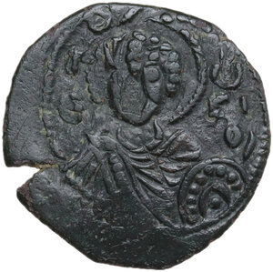 reverse: Manuel I Comnenus (1143-1180).. AE Tetarteron. Thessalonica mint. Struck 1152-circa 1160(?)