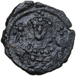 obverse: Manuel I Comnenus (1143-1180).. AE Half Tetarteron. Uncertain Greek mint