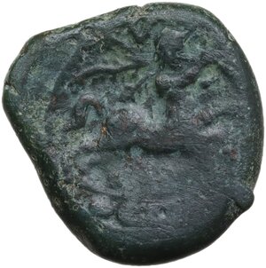 reverse: Eastern Italy, Larinum. AE Teruncius, c. 210-175 BC