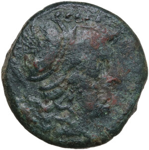 obverse: Northern Apulia, Teate. AE Quincunx, c. 225-200 BC