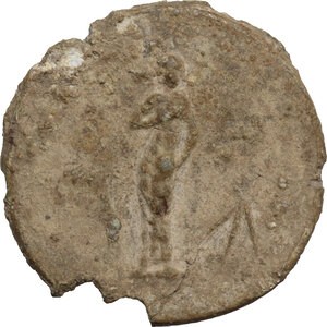 reverse: Leads from Ancient World.. Large PB Tessera(?), 1st century BC-2nd century AD