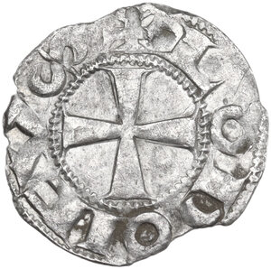 obverse: France.  Louis d Outremer (936-954).. AR Denar, Angouleme mint