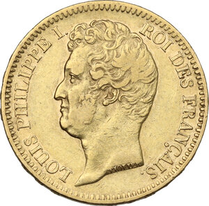 obverse: France.  Louis Philippe (1830-1848).. AV 20 francs 1831 A, Paris mint
