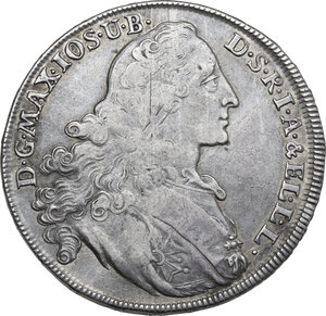 obverse: Germany. Bayern..  Maximilian III Josef (1745-1777).. AR Taler. Munich mint, 1768