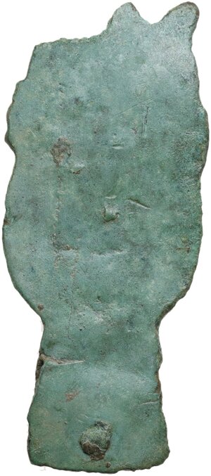 reverse: Late Roman period. Bronze end part of 