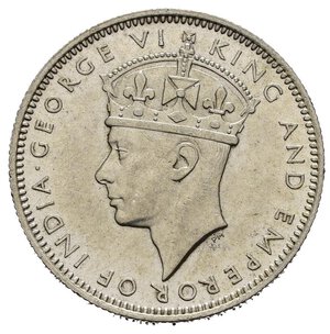 obverse: MALAYA. Giorgio VI. 20 cents 1939. qFDC