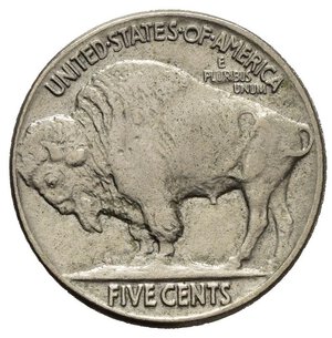 obverse: STATI UNITI. 5 cents 1937 Indian head or Buffalo. Ni. SPL+