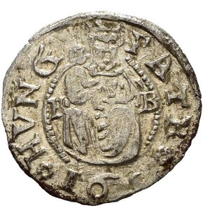 reverse: UNGHERIA. Rudolf (1576-1608). Denar. Ag (0,53 g). BB