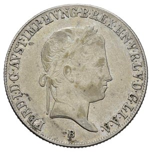 obverse: UNGHERIA. Ferdinando I (1835-1848). 20 Krajczar 1839 B (Kremnitz). Ag. KM#422. qSPL